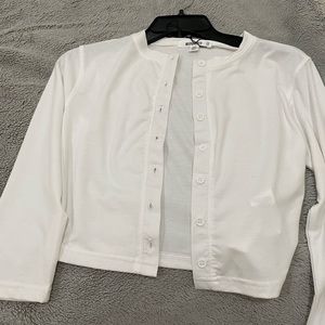 Misguided white button up